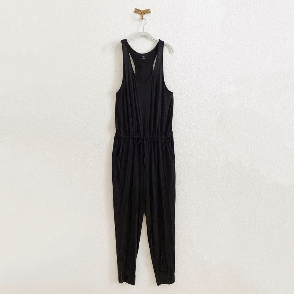 COPY - Aerie•Black Track Jumpsuit (3 avail)